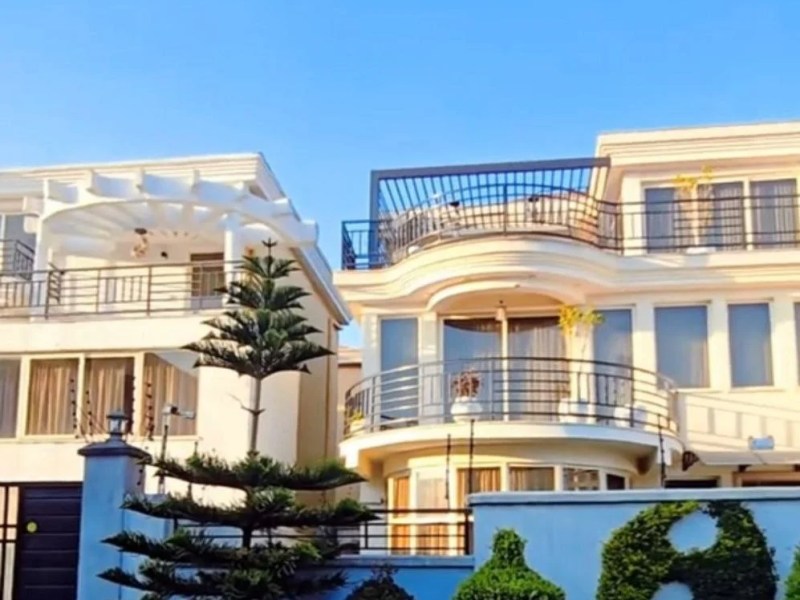 Luxury G+2 House For Sale Ayat Zone State inside Compound